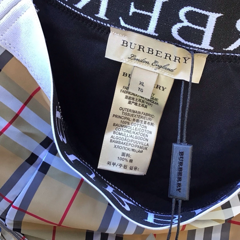 Burberry Vintage Check Logo Waist Bikini Bottoms Swimwear Womens XL NWT - Picture 5 of 6